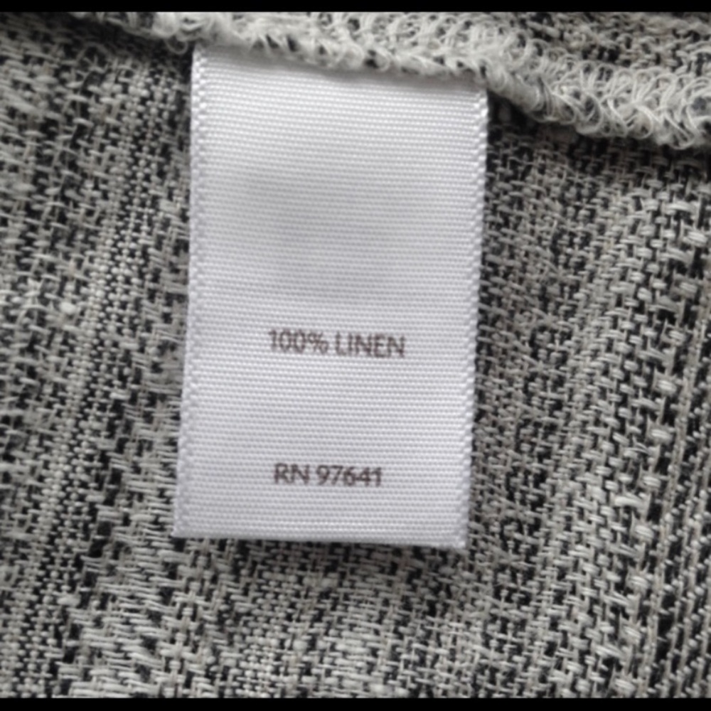 Pure Jill Linen Wrap Style Dress - Picture 4 of 5